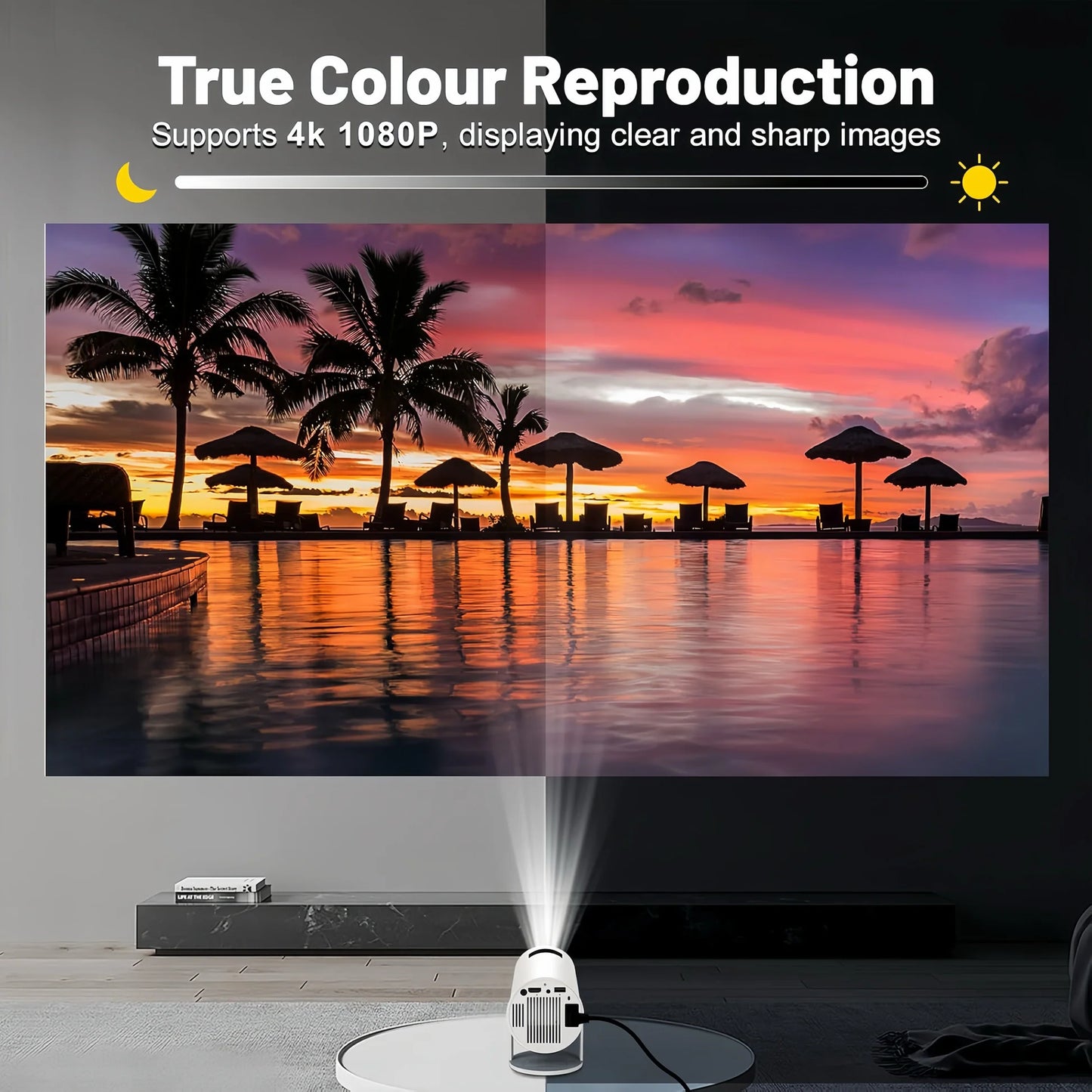PocketBeam Smart 180° Projector